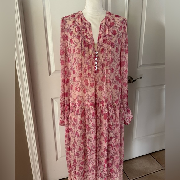 Free People See It Through Floral Maxi Dress - Picture 8 of 17